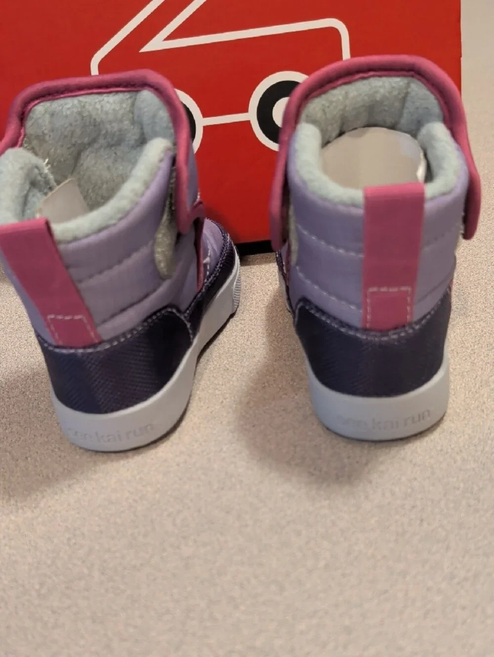 Adorable See Kai Run TeddyHeirloom Purple Toddler Boots New in Box
